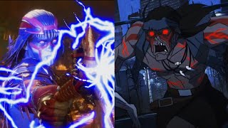 Nightwolf - All Powers Fight Scenes Mortal Kombat Full Compilation