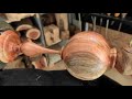 wood turning carob wood