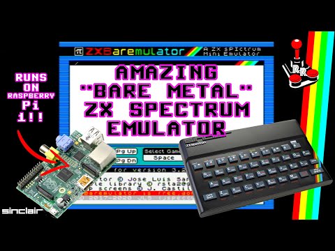 ZXBaremulator | Bare Metal Spectrum Emulator Running on Pi1!