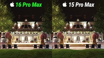 iPhone 16 Pro Max vs 15 Pro Max | Camera Test | 4k 120p | Low Light | Apple LOG