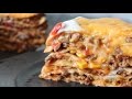 How To Make Tortilla And Meat Sauce "Lasagna" - By One Kitchen Episode 529