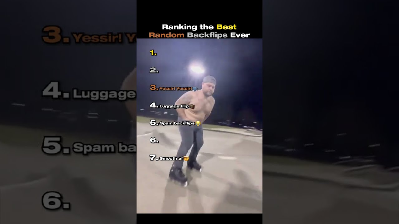 Ranking The Best Random Backflips EVER 