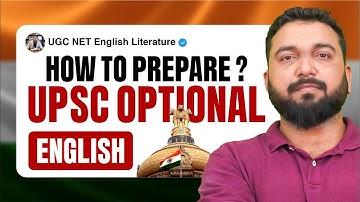 How to Prepare UPSC English Literature Optional 2025 | Expert Guidance by Prof. Vineet Pandey Sir