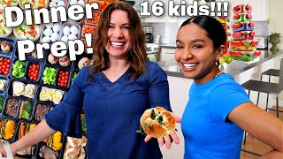 Dinner Meal Prep | Grocery Haul |16 kids!