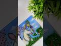 Krishna and Gomata Glass painting😍❤️|| Krishna glass painting|| #shorts