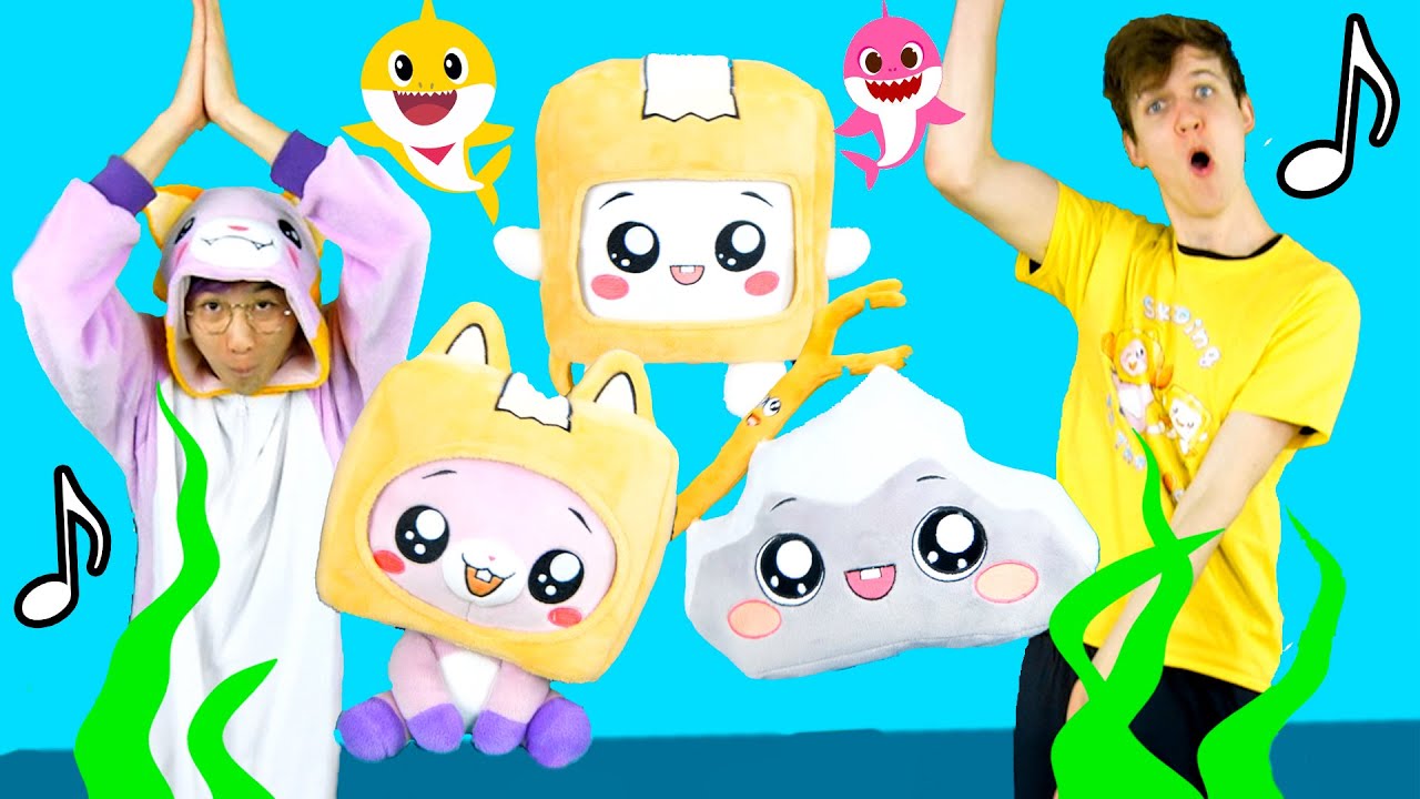 BABY SHARK PARODY By LANKYBOX! 🎵 (ft. BABY LANKYBOX PLUSHIES!)