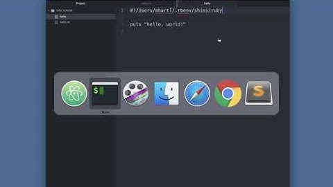 Section 1.4: “Ruby in a shell script”