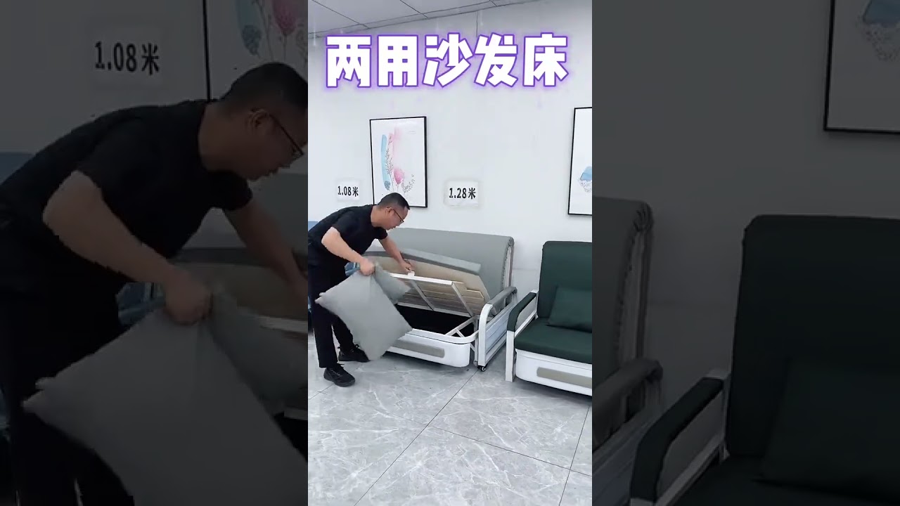 Multifunctional tatami bed, smart furniture bed 