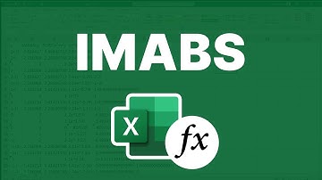 Absolute Value & Modulus of a Complex Number - Excel IMABS Function