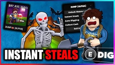 [🎃UPD] DUMP [ALPHA] Script - INSTANT STEALS, AUTO DIGGING (NO KEY!!)