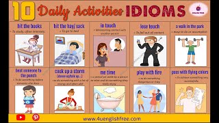 [2] ENGLISH IDIOMS | Daily Activities (with examples)