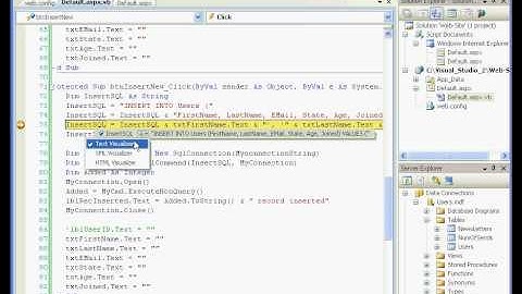 Visual Basic tutorial 2008 database www.video-tutorials.net