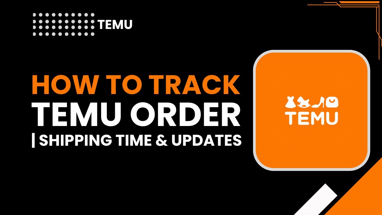Temu Tracking Example How to Track TEMU Order, Check Shipping Time & Get Updates - YouTube