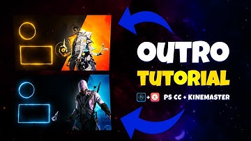 How To make Animated Gaming Outro On Android  With Ps cc + kinemaster || Tutorial by SAM EDITZ ||