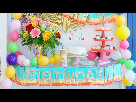 How to Create a Birthday Dessert Bar