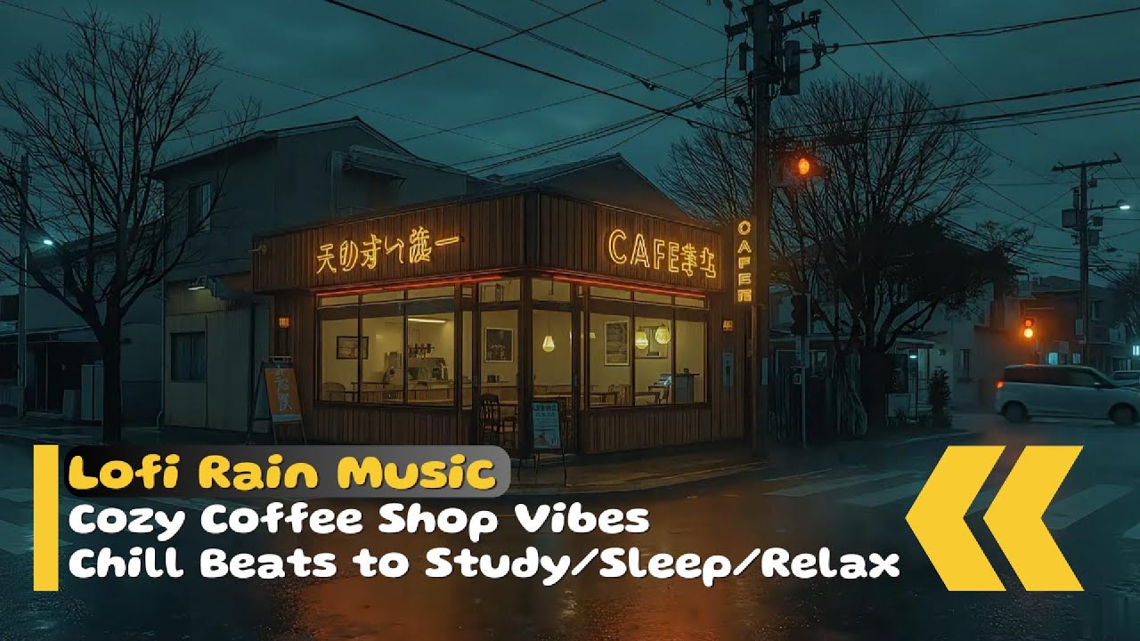 🌧️ Tokyo Rain Lofi ~ Уютная атмосфера кофейни [Расслабляющая музыка для учебы / сна / отдыха]
