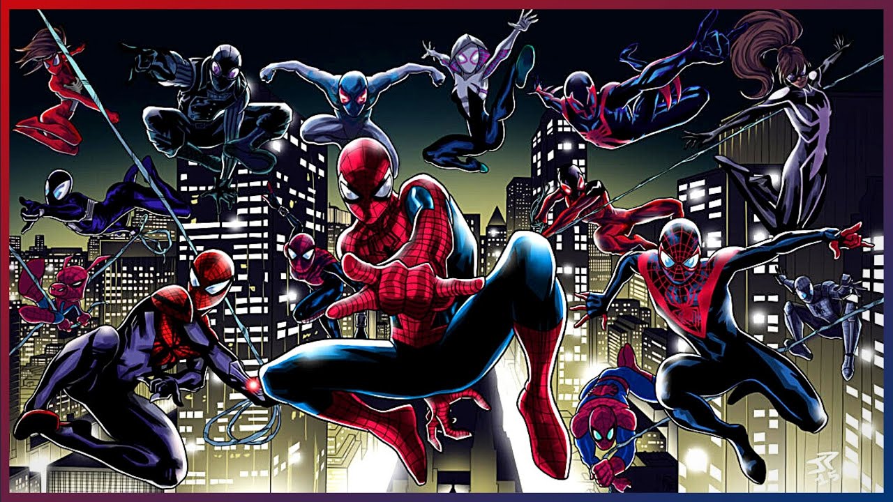 TODAS AS VERSÕES DO HOMEM-ARANHA QUE APARECEM NO TRAILER DE ARANHAVERSO ...