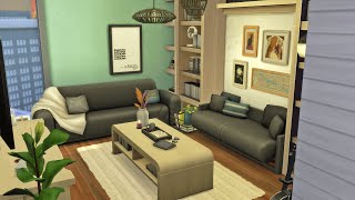 1312 21 Chic Street Apartment   Sims 4 Speed Build Stop Motion (NO CC)