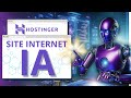 Crer un site internet avec lia en moins de 10 mn  hostinger