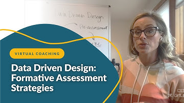 Data Driven Design: Formative Assessment