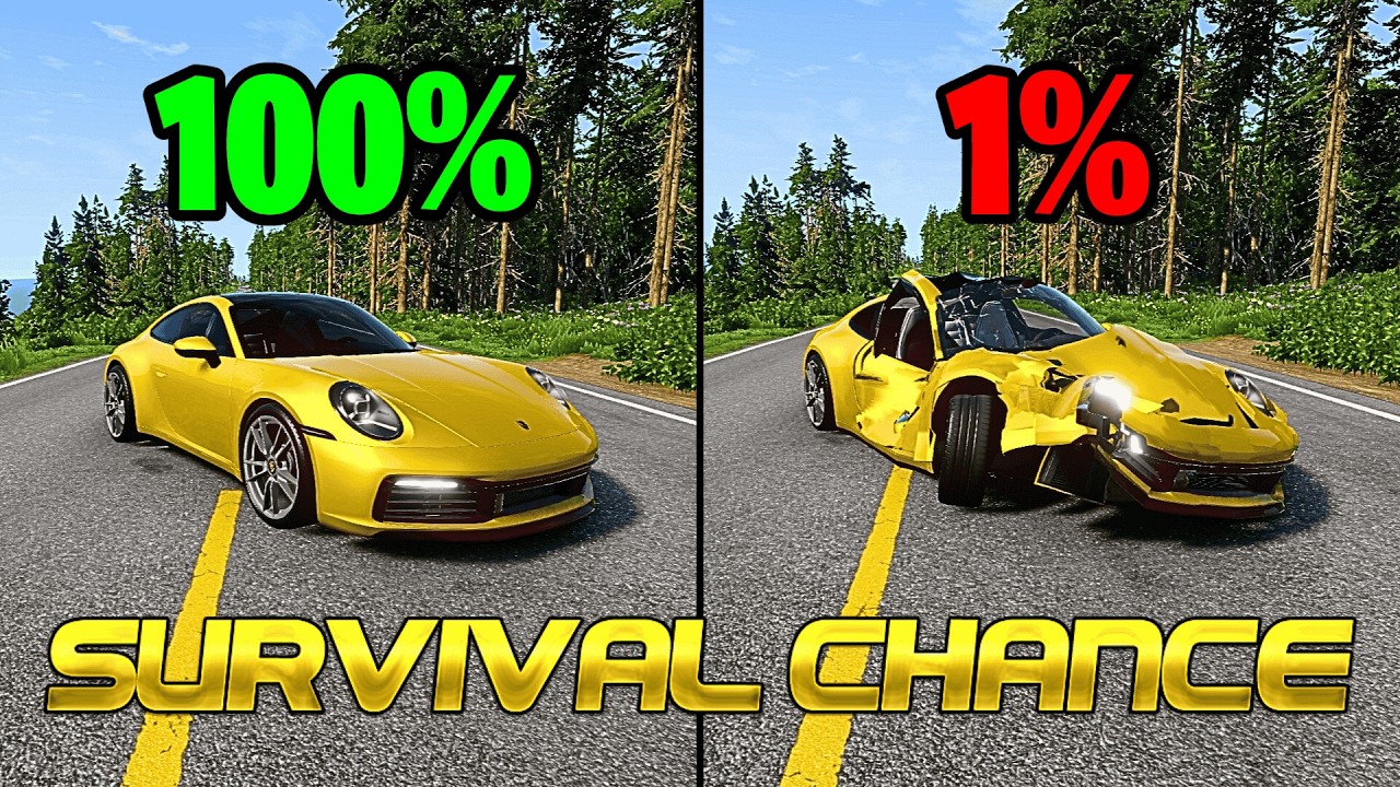 Realistic Survival Chance Crashes #268 | BeamNG.drive