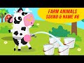 Farm Animals Names and Sounds #8 | How to Care for Farm Animals game for kids | Candybots Game