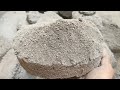 ASMR - gritty sand cement texture floor crumbling pool water pouring soft dusty satisfying 🩷✨