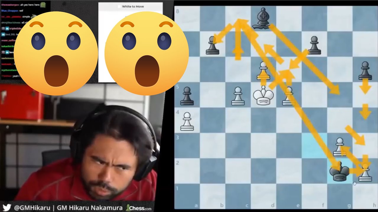 An interesting endgame puzzle (2700+ rated) that Hikaru Nakamura