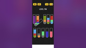 Water sort puzzle level 736