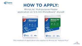 RhinoLite® Multipurpose Plaster Application Video screenshot 1