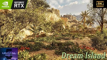 DREAM ISLAND with Fluid Flux - but in 8k 60 fps! | UE5 RTX Real-Time render