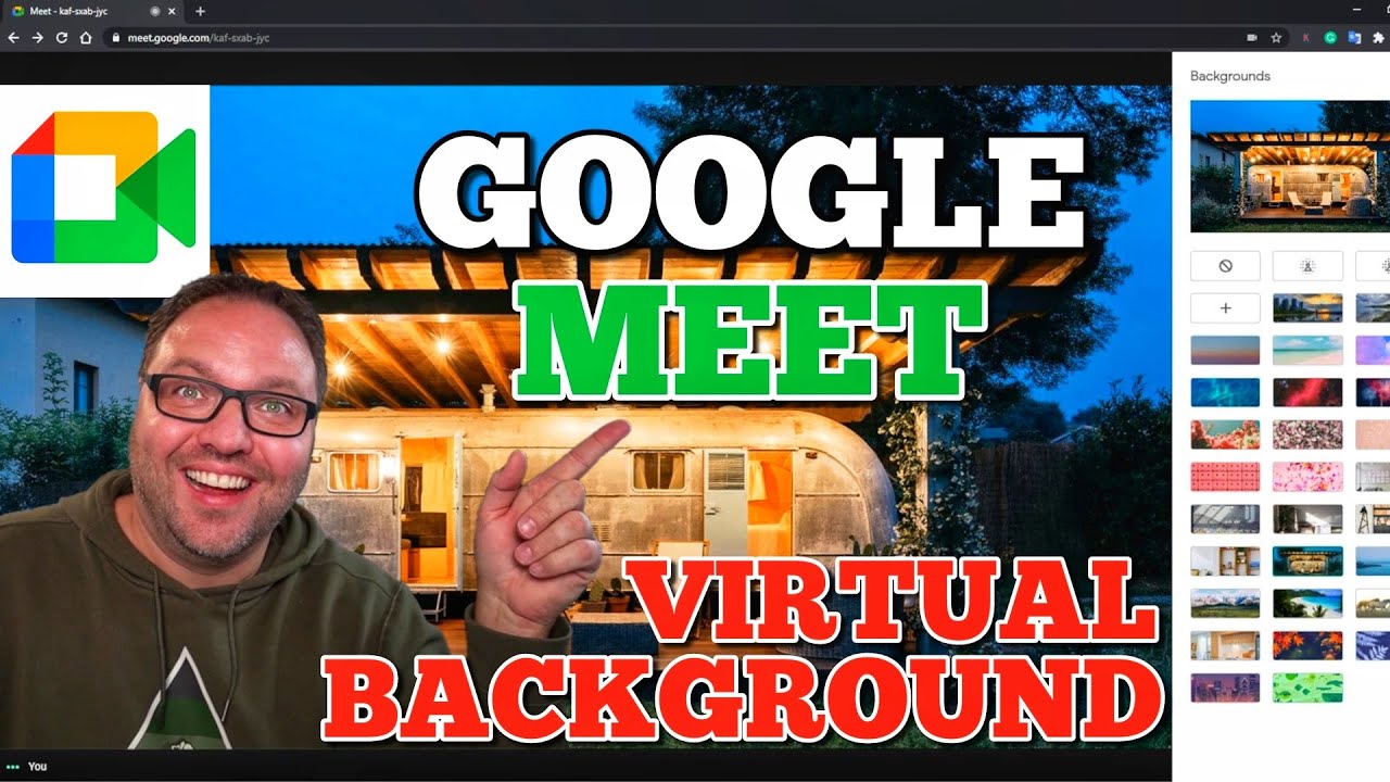 How To Change Background In Google Meet Add Virtual Background YouTube