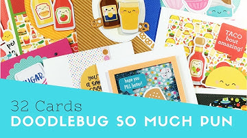 32 Cards | Doodlebug So Much Pun