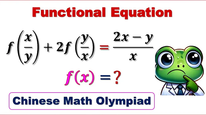 Functional Equation Challenge: Solve for function f(x) | Math Olympiad