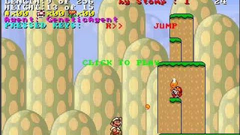 Mario AI based on Genetic Algorithm