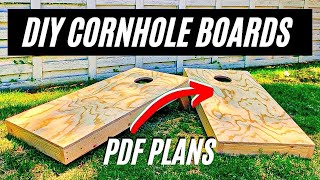 Build Cornhole Board WITH LIMITED TOOLS!