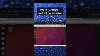 ubuntu 22.10 remove personal folder #shorts