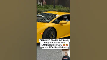 Wow Diamond Platnumz Gets A Brand New Lamborghini Car Jumajux Jp2025 Diamondplatnumz 