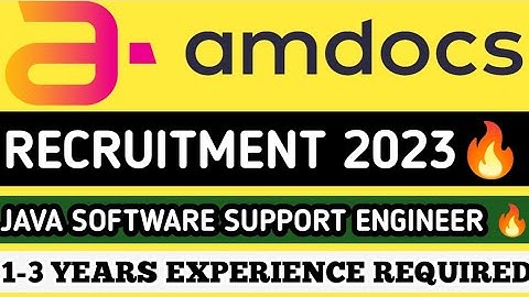 Amdocs Recruitment 2023 for Java software support Engineer | Mexico Job updates