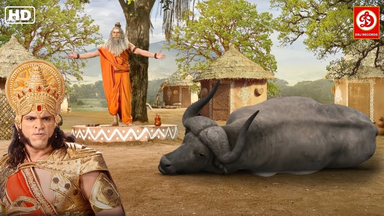 बाली ने ऋषि दुर्वासा का तपस्या भंग किया मरे हुए भैस फेक क || महाबली हनुमान || 