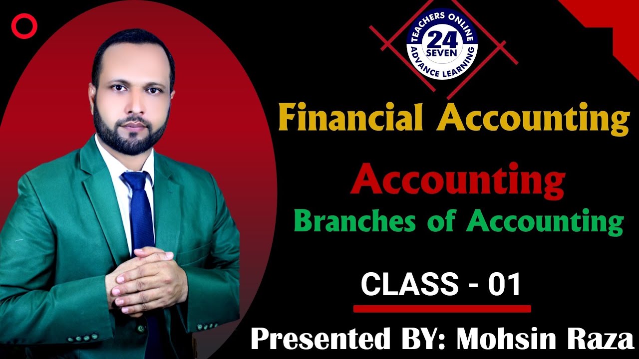 MGT101 New Course Short Lecture - 01 | Topic 1 to Topic 3 | Branches of Accounting in (Urdu / Hindi)