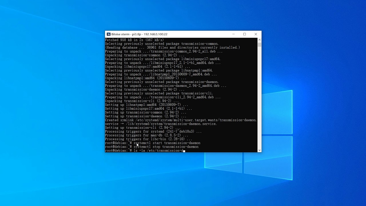 在Debian上安装Transmission BT下载工具，PT网站指定下载软件 YouTube