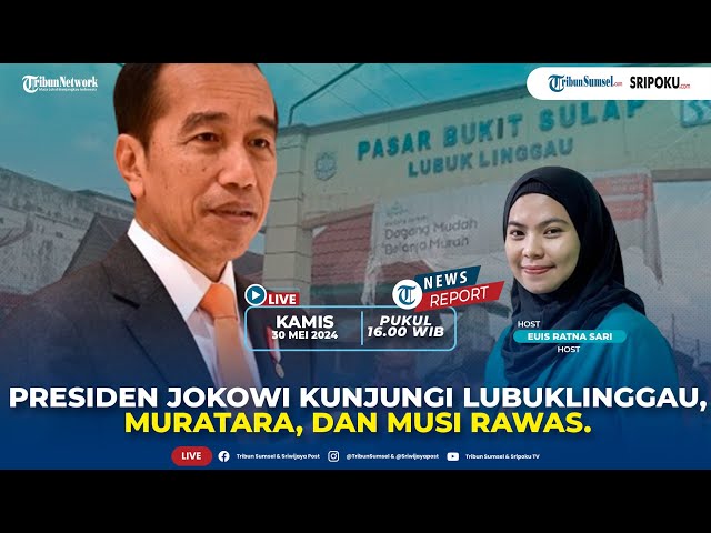 🔴Masyarakat Lubuklinggau, Muratara, dan Musi Rawas Serbu Jokowi | Tribun Sumsel Live Report class=