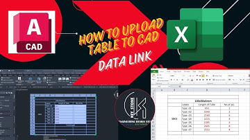 How to Link Excel to AutoCAD Table and Update It Automatically | Easy Tutorial