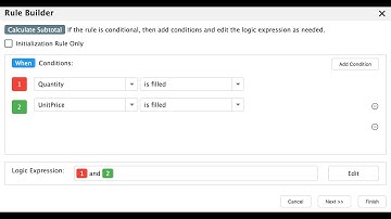 Dynamic forms and workflows with the Visual Rule Builder