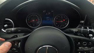 How to Manage Trip Info and Fuel Economy on Speedometer Display in MERCEDES C Class W205 (2013–now)