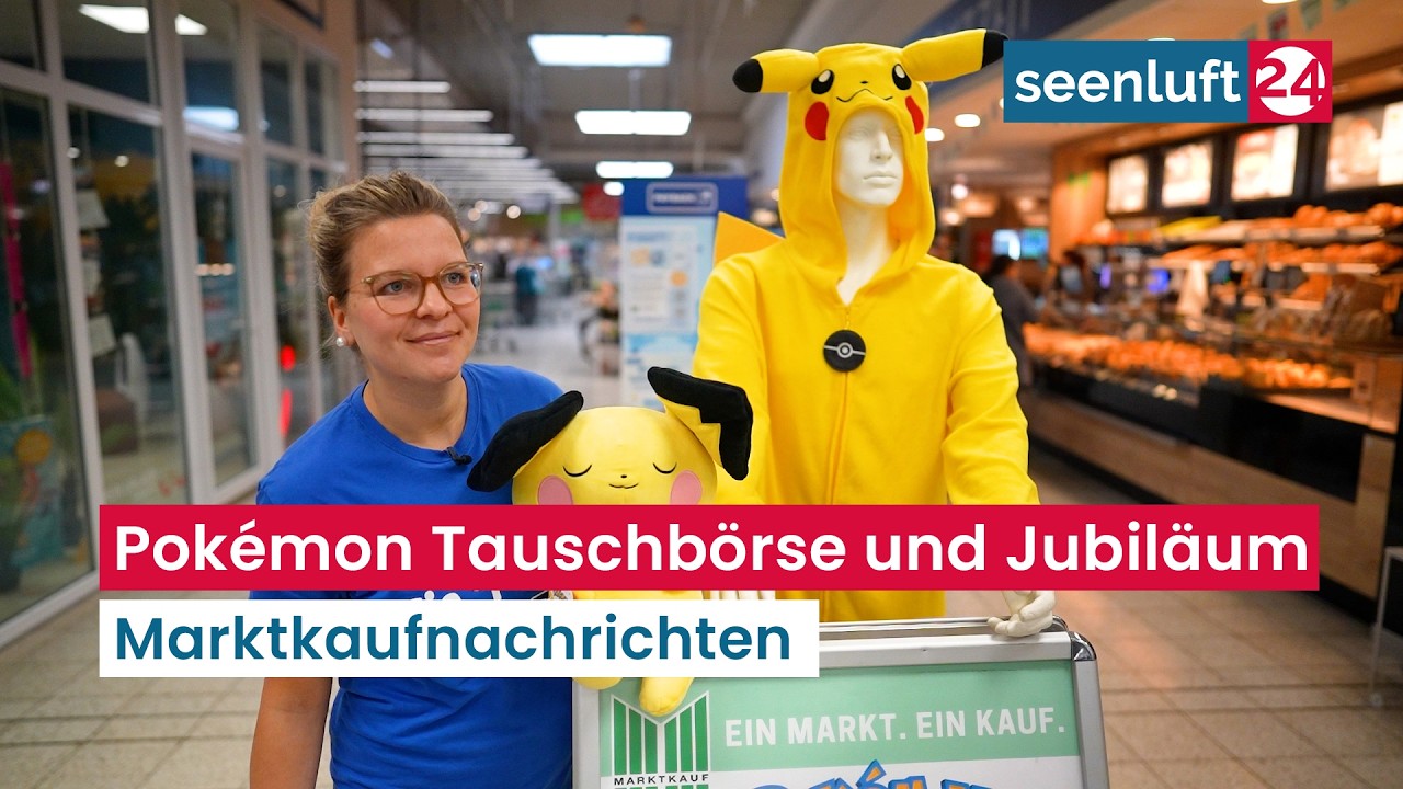 Wieder Pokemon Tauschbörse im Marktkauf Lauchhammer! Marktkaufnachrichten im Oktober