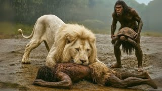 «Жизнь миллион лет назад | Доисторические люди спасают гигантскую черепаху из беды»