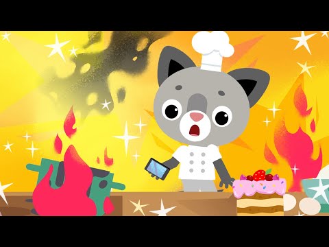 Профессия пожарный - Пожарные спасают кота | Умный Тоша ТВ