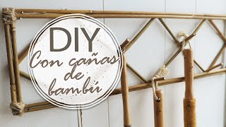 DIY PERCHERO de BAMBU fácil y rápido |  Shanti Irene